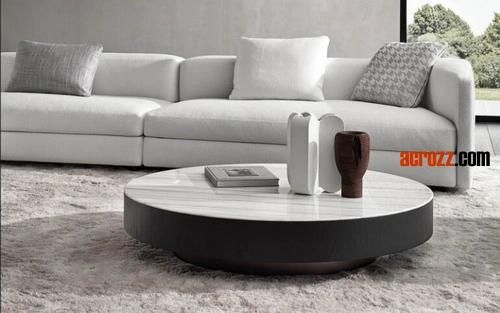 China Modern Design Livingroom Diningroom Side Marble Tabletop Milton Coffee Table