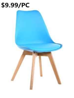 Newest Restaurant Cafe Home Comfortable Armless Ergonomic Dining Plastic Chair