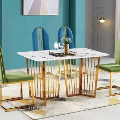 Top Quality Marble Tables Dining Room Suite Table