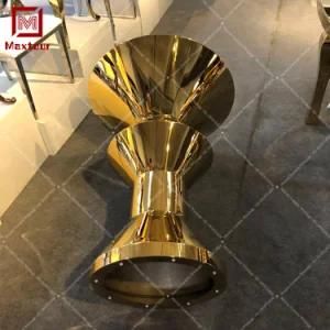 Stainless Steel Gold High Bar Table Cocktail Table