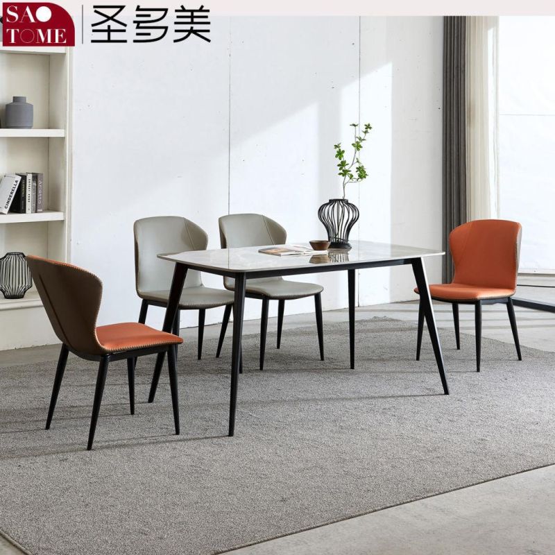 Modern Living Room Dining Room Furniture Diamond Foot Dining Table