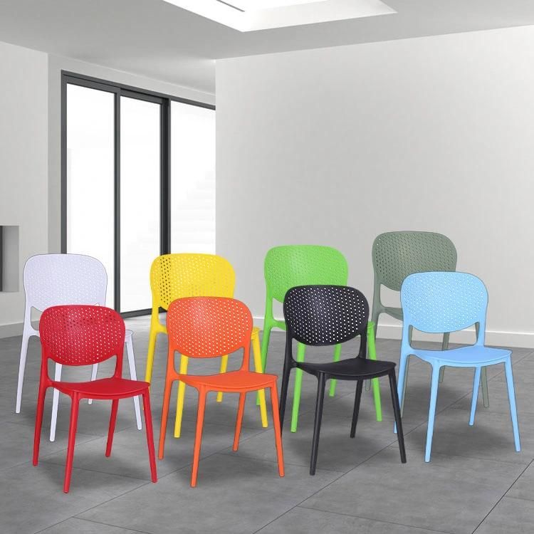 2021 Hot Sale China Wholesale New Plastic Chair Without Stackable Dining Chair