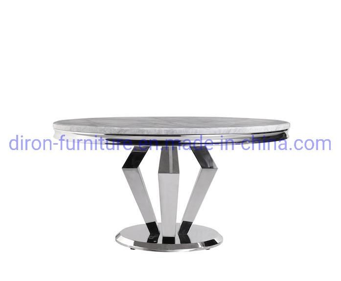 Living Room Furniture Modern Design Marble Dining Table Round