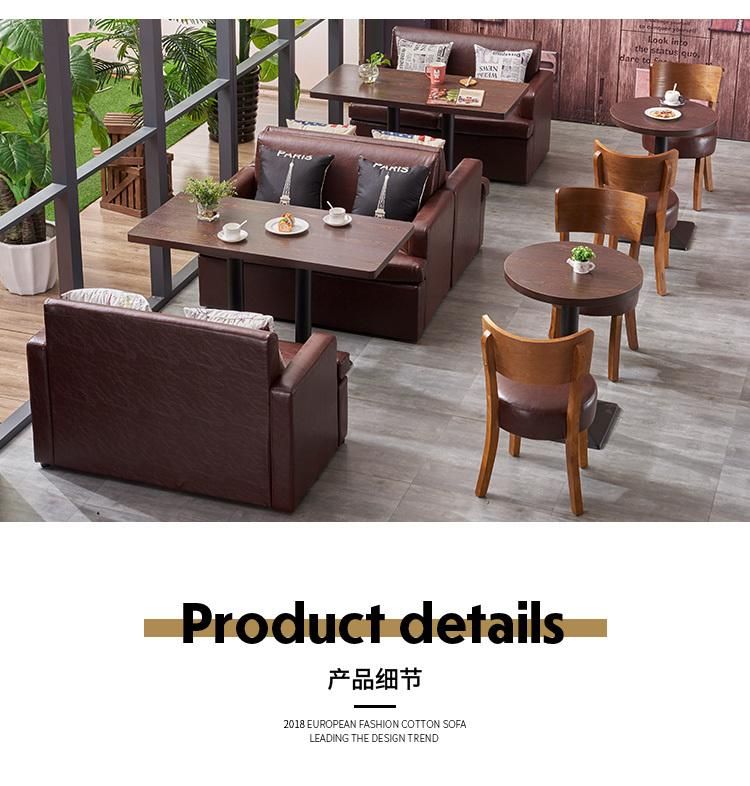 Retro Cafe Tables and Chairs Western Restaurant Dining Tables Restaurant Bars Snack Bars Milk Tea Desserts Tables and Chairs Combinations Folding Table