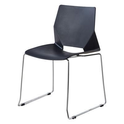 2022 New Black Plastic Chair Back for Leisure Office Table and Chair