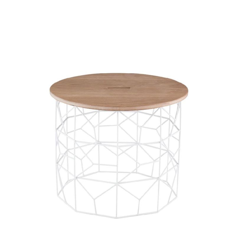 Hot Selling Round Modern Wooden Dining Tables Metal Table Dining Room Furniture Table Made in China