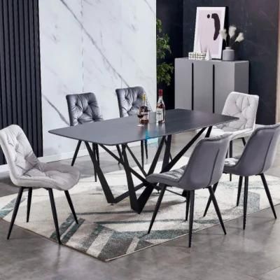 Modern Velvet Dining Chairfactory Directly Luxury Design Fabric Modern Pink Velvet Accent Dining Chairs