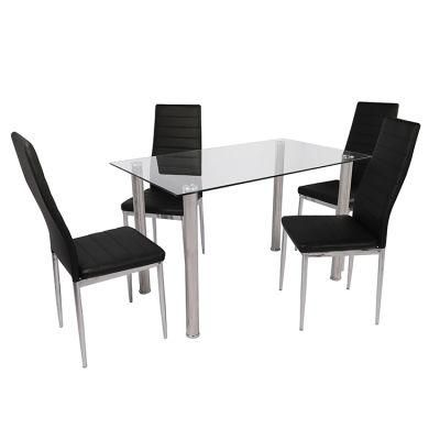 New Design Modern Furniture Glass Dining Table