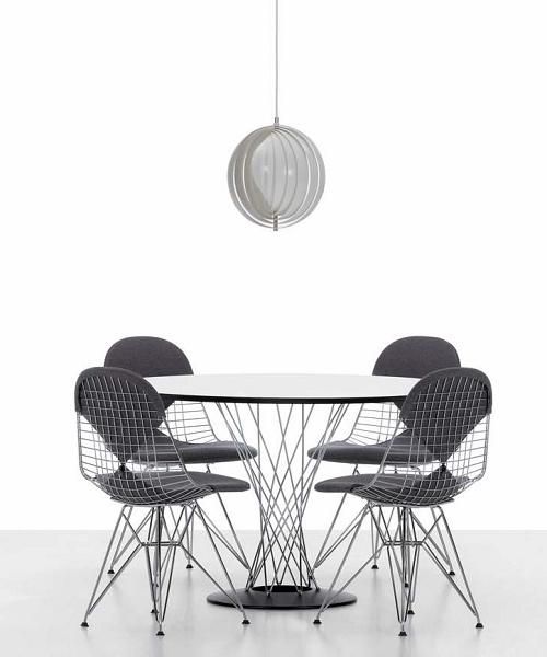 Modern Simple Metal Steel Round Dining Table