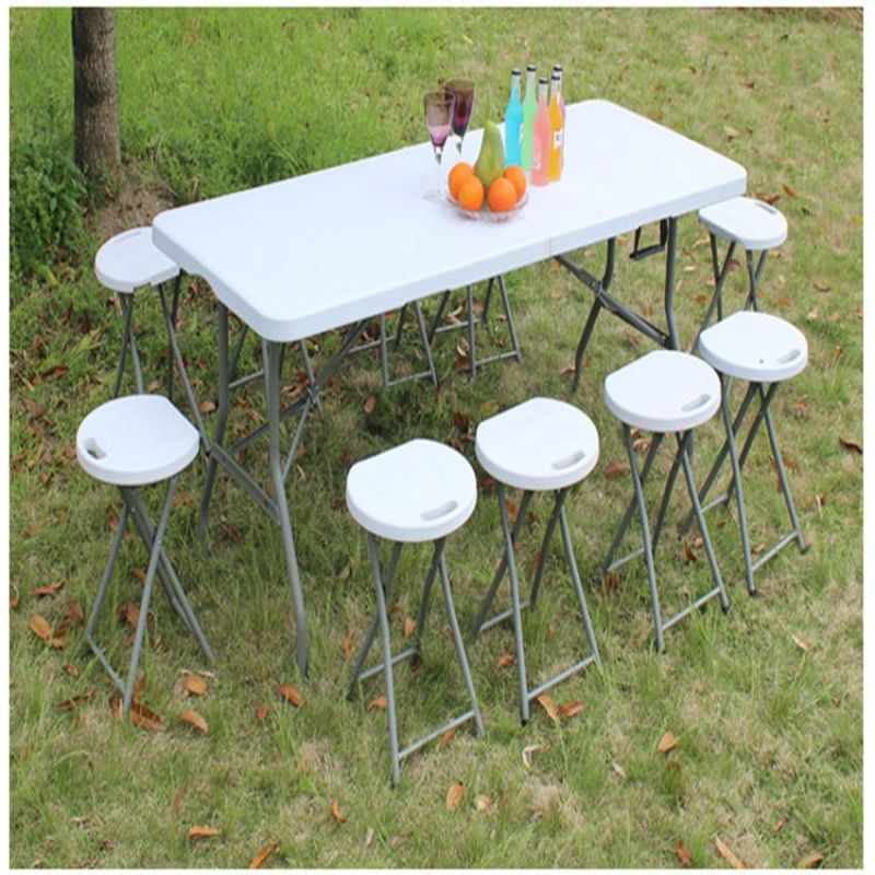 Modern MDF Foldable Indoor Meeting Training Dining Square Folding Table