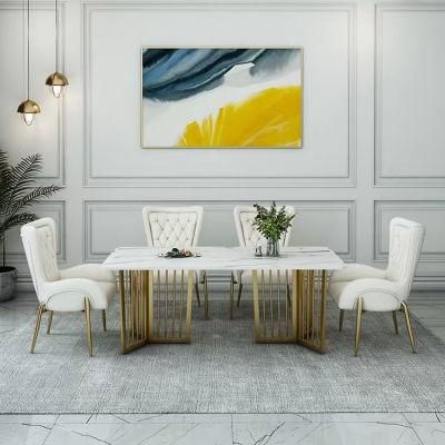 Creative Family Restaurant Marble Table Room Dining Table