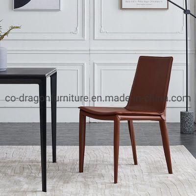 Modern Luxury Leather Dining Chair Set for Home Furniture