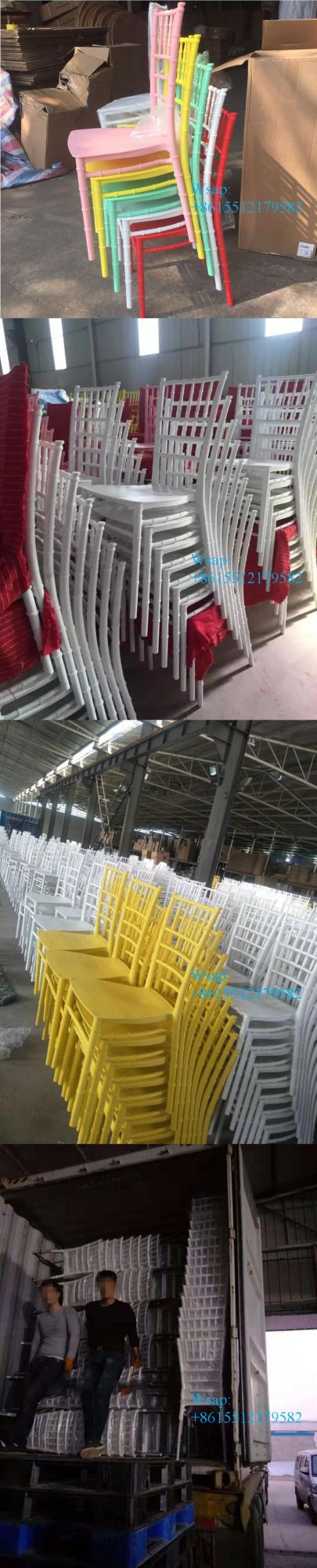 Chine Furniture Factory Silla De Comedor Al Aire Libre Silla De Boda De Plastico Silla Chiavari