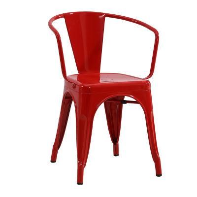 Chinese Supplier of Contemporary Dining Room Furniture with Modern Minimalist Design Red Dining Chairs