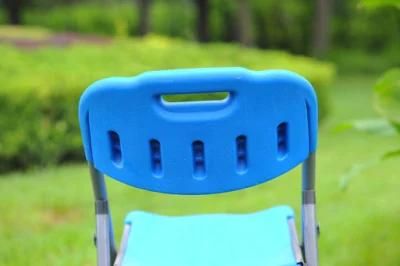 China Wholesale Luxury Leisure HDPE Blue Color Plastic Folding Chair Banquet Wedding Chairs