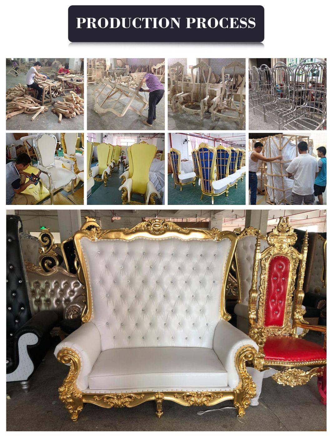 Double Seat 2020 Hot Sale Throne Chair for Wedding Event and Banquet