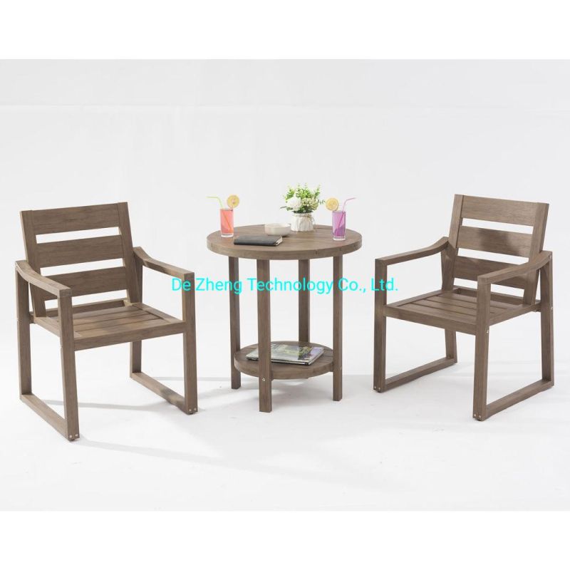 New Products Outdoor Patio Wooden Teak Garden Restaurant Dining Table Set