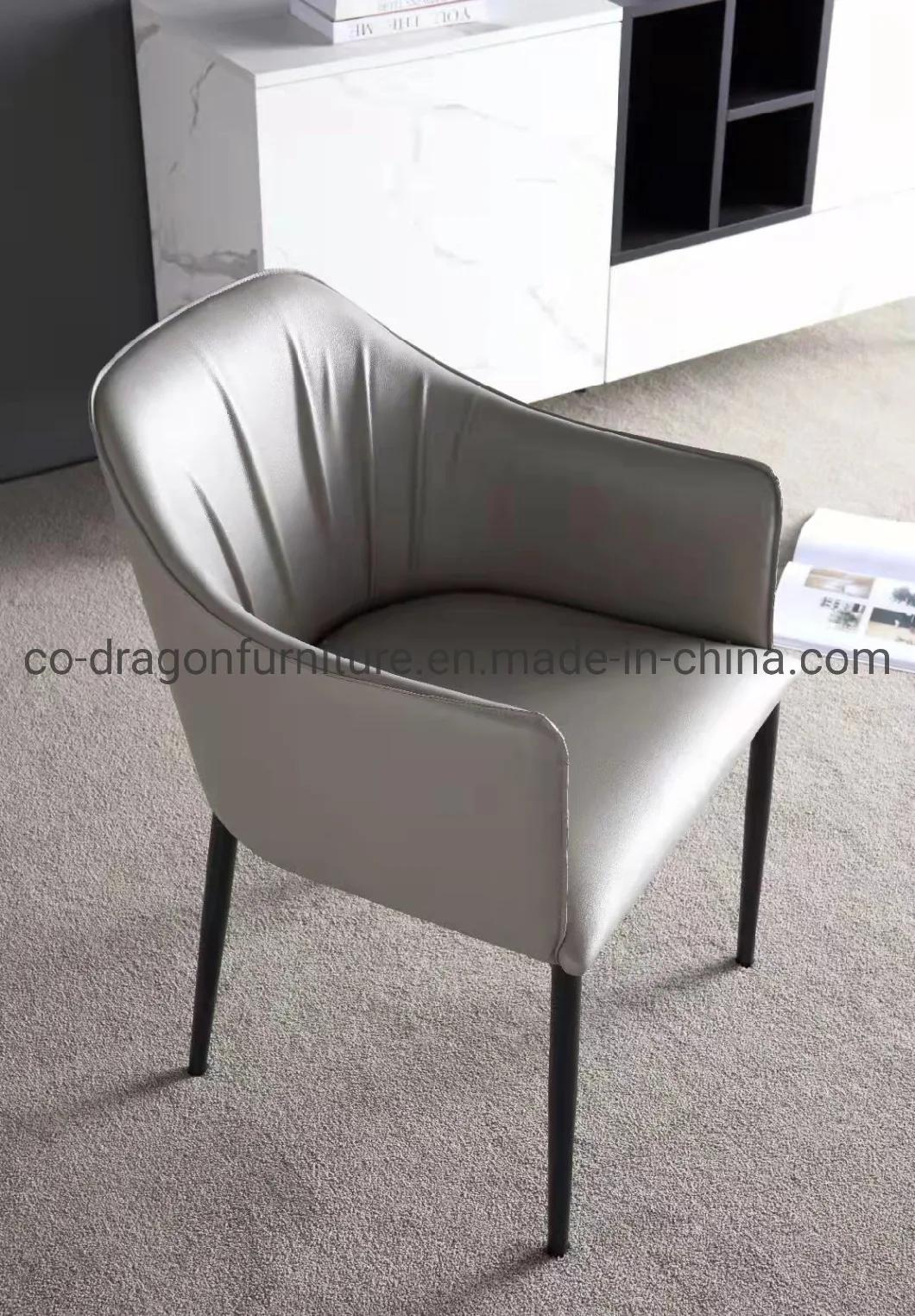 Fashion Wholesale Steel Dining Chair with Arm for Dining Furniture