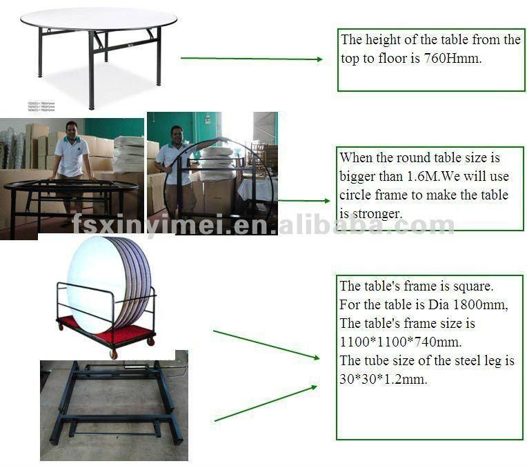 Wholesale Price Banquet Plywood Restaurant Table