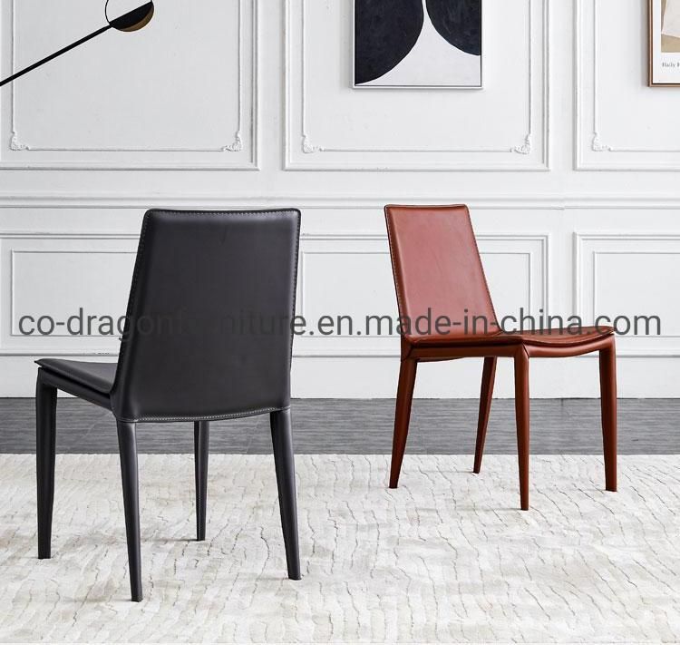 Modern Luxury Leather Dining Chair Set for Home Furniture