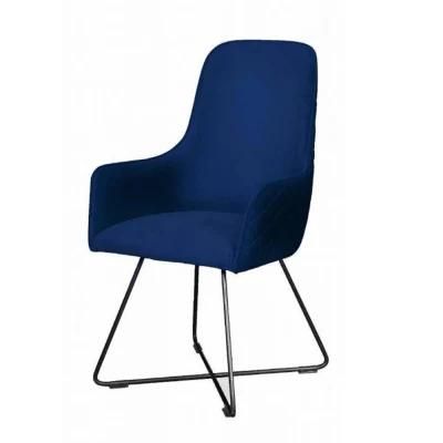 Iron Frame Designer Fabric Dining Chair for Hotel Cafes and Restaurants Can Be Customized Dining Chair