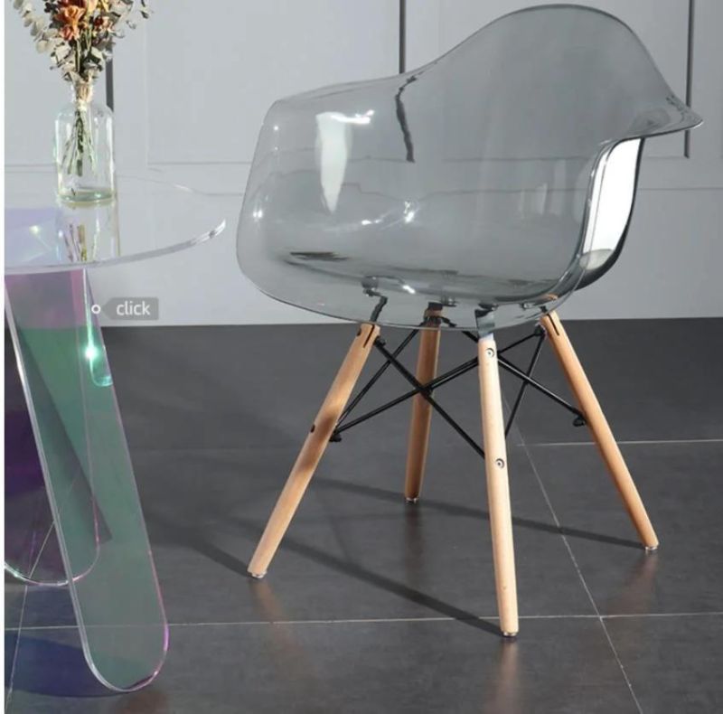 Factory Price Colorful General Use Home Furniture PP Seat Nordic Plastic Dining Chair for Living Room Plastique Chaise