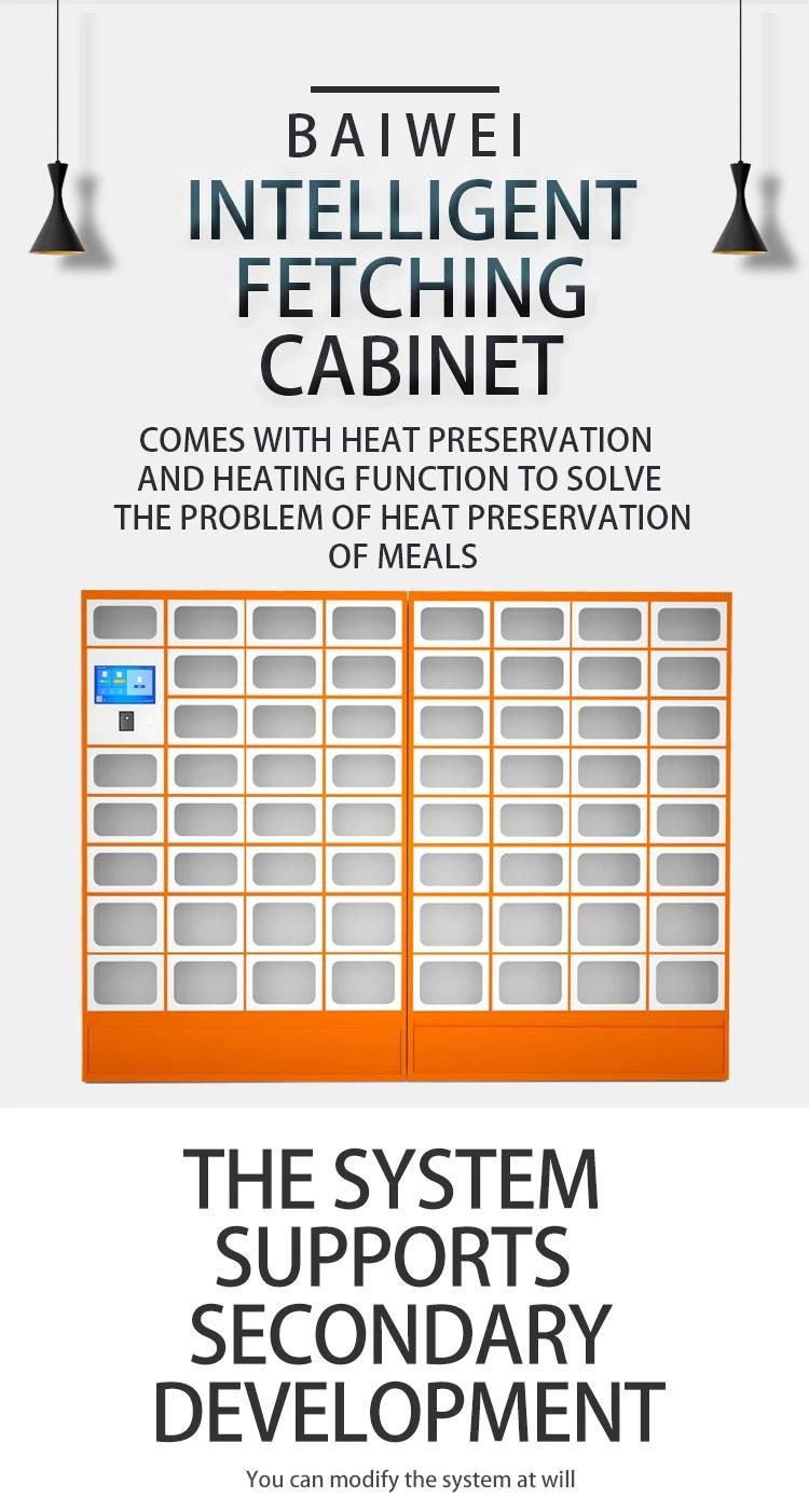 Transparent Heated Food Takeaway Cabinet for Hospitals and Schools