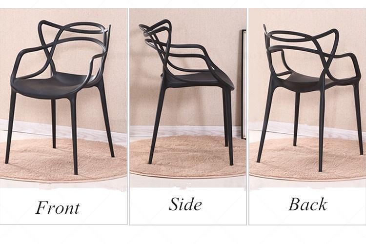 Restaurant Furniture Cheap Modern Restaurant Casual Coffee Shop Stackable Dining Chair Plastic Chair