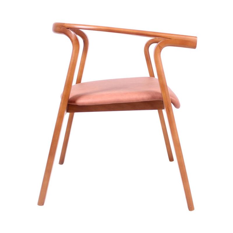 Retro Style Ming Style Wooden Frame Cushion Seat Banquet Dining Chair for Restaurant Hotel Use