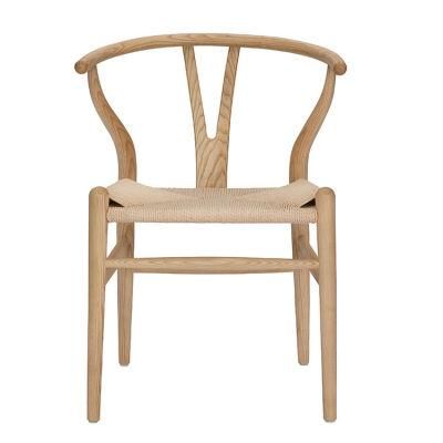 China Factory Wholesale Furniture Hans Wegner Wishbone Solid Wood Y Chair Dining Chair