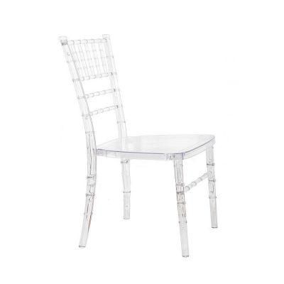 Simple Luxury Dinners Chair Queen Accent Modern Wing Back Chair Lounge Leisure Acrylic Chair Wedding for Hotel