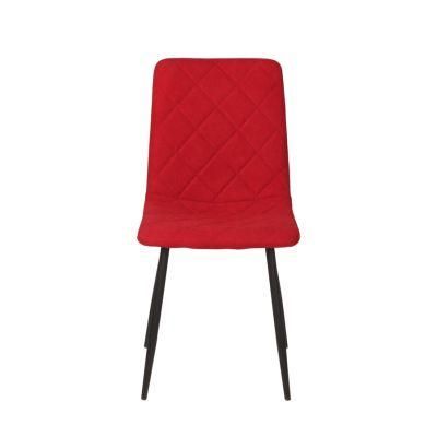 2021 New Velvet Metal Leg Dining Chairs