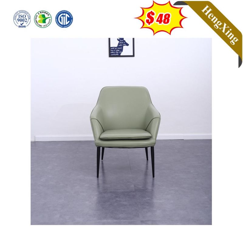 Modern Cheap Furniture Metal Steel Frame Work Visitor Leather Dining Chair