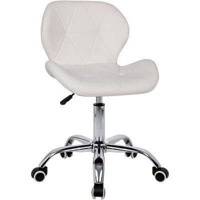 Low Price Minimalist Style Restaurant Bar Chair Butterfly Shape Adjustable PU Leather Swivel with Wheel Chair