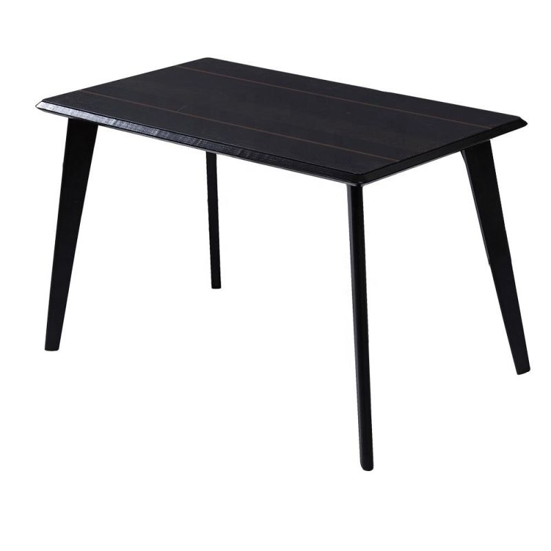 New Design Modern Best Selling Low Price Special Metal Steel Frame Wooden Dining Table