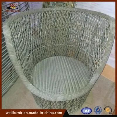 All Weather Waterproof Deep Rattan Patio Garden Round Chair