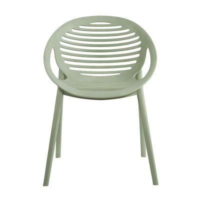 Wholesale Outdoor Coffee Plastic Dining Room Chair with Backrest