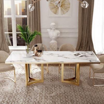 Simple and Fresh Leisure Negotiation Coffee Table Dessert Shop Sofa Coffee Table with Classic Italian Metal Base Design