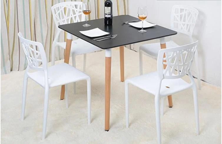 New Design MDF Modern Dining Room Set Dining Room Furniture Square Dining Table 