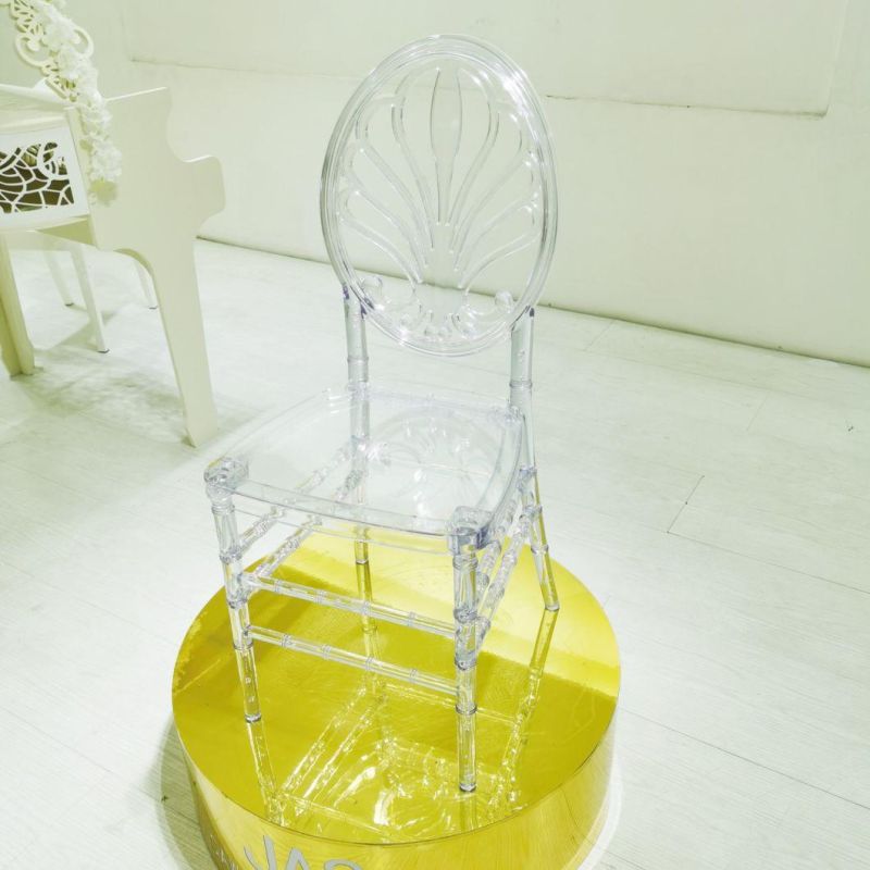 Wholesale Wedding Event Resin/PC Acrylic Crystal Chiavari Ghost Dining Chair