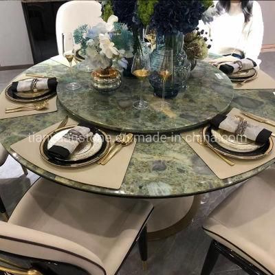 Luxury Table Top Furniture Emerald Green Marble Slab