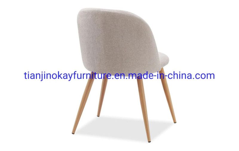 Hot Sale Different Colors Optional PU Leather Dining Chair Bow Chair with Chrome Metal Tube Legs