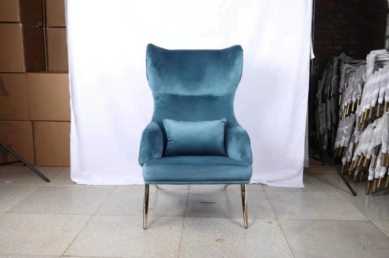 Living Room Furniture Cafe Shop Velvet Dining Chairs