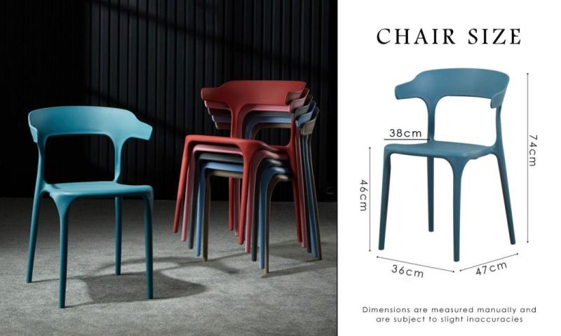 Wholesale Colorful Stackable Lesiure Plastic Dining Chair