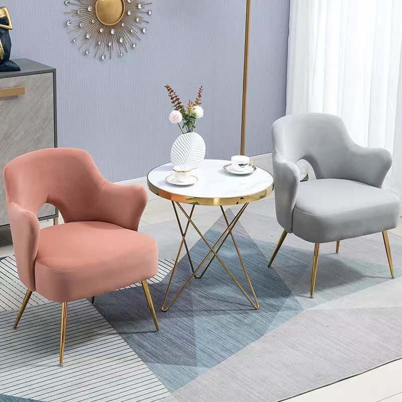 High Quality Modern Velvet Luxury Dining Chair Living Room Chairs