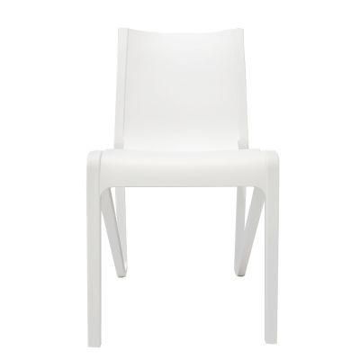 Factory Direct Home Furniture Simple Design White PP Plastic Dining Chair