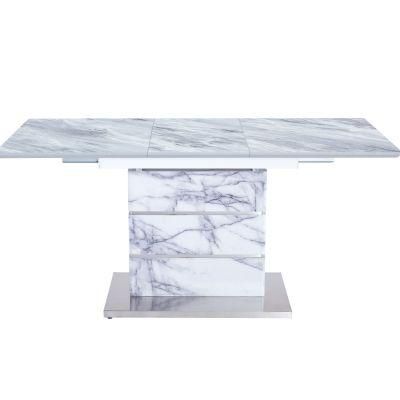 Modern Furniture Ceramic Shrinkable Dining Table