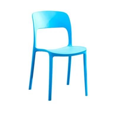 Modern Dining Room Furniture Factory Cheap Leisure Modern Stacking White Plastic Restaurant Chair Dining