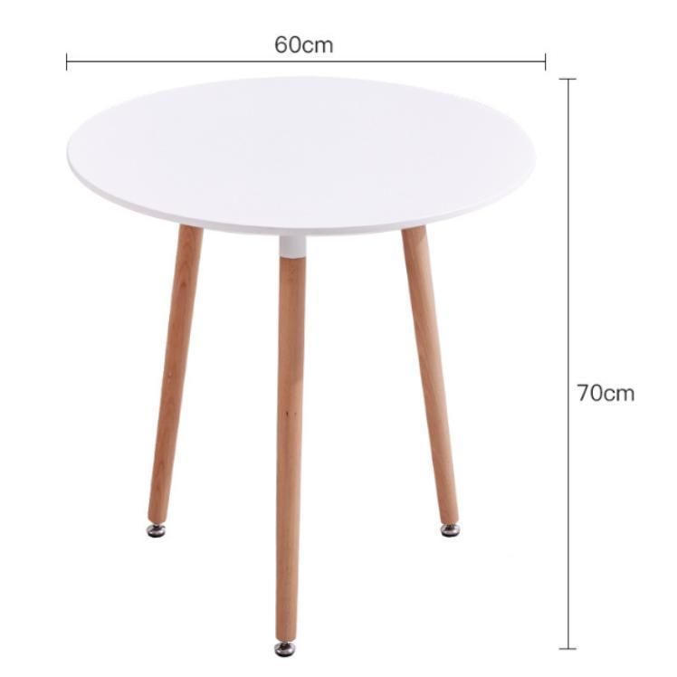 3 Legs Wooden Tables with MDF Top Wooden Legs China Mc1802 Bazhou Wood Furniture Table Industrial Dining Table