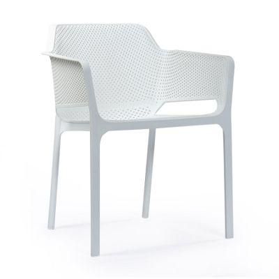 Silla De Plastico Restaurant Stackable Single Rest Chairs Dining Nordic White Modern PP Plastic Chair